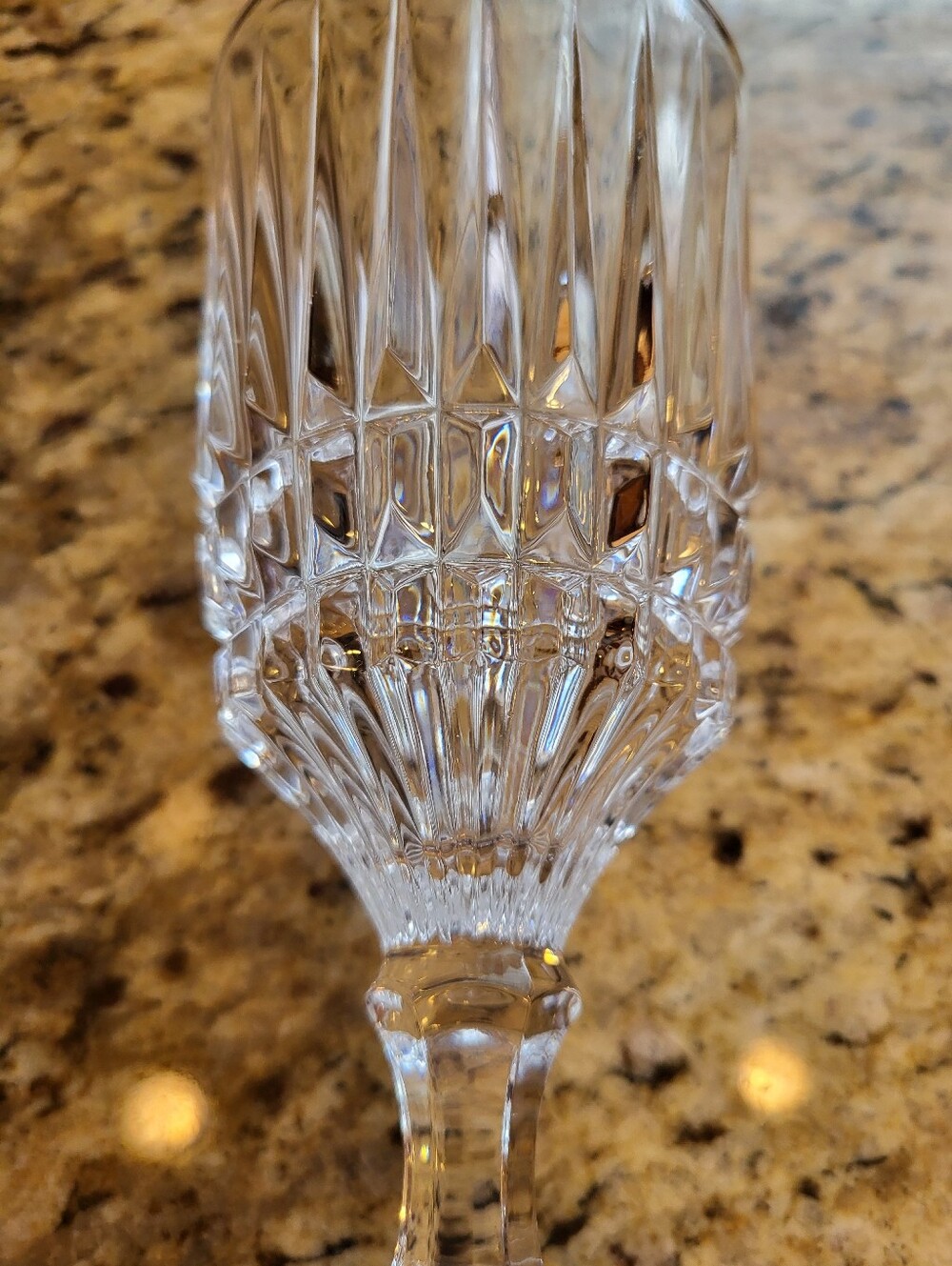 Fostoria Heritage Clear Goblet Wine Glasses - Set of 2 7.25 x 3.25 Inches - Picture 10 of 10
